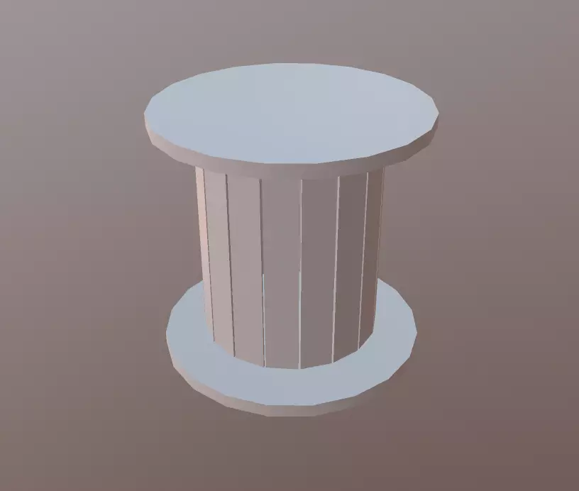 round table 3D model_0
