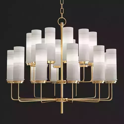 Hudson Valley Wentworth Light Chandelier low poly 3d model