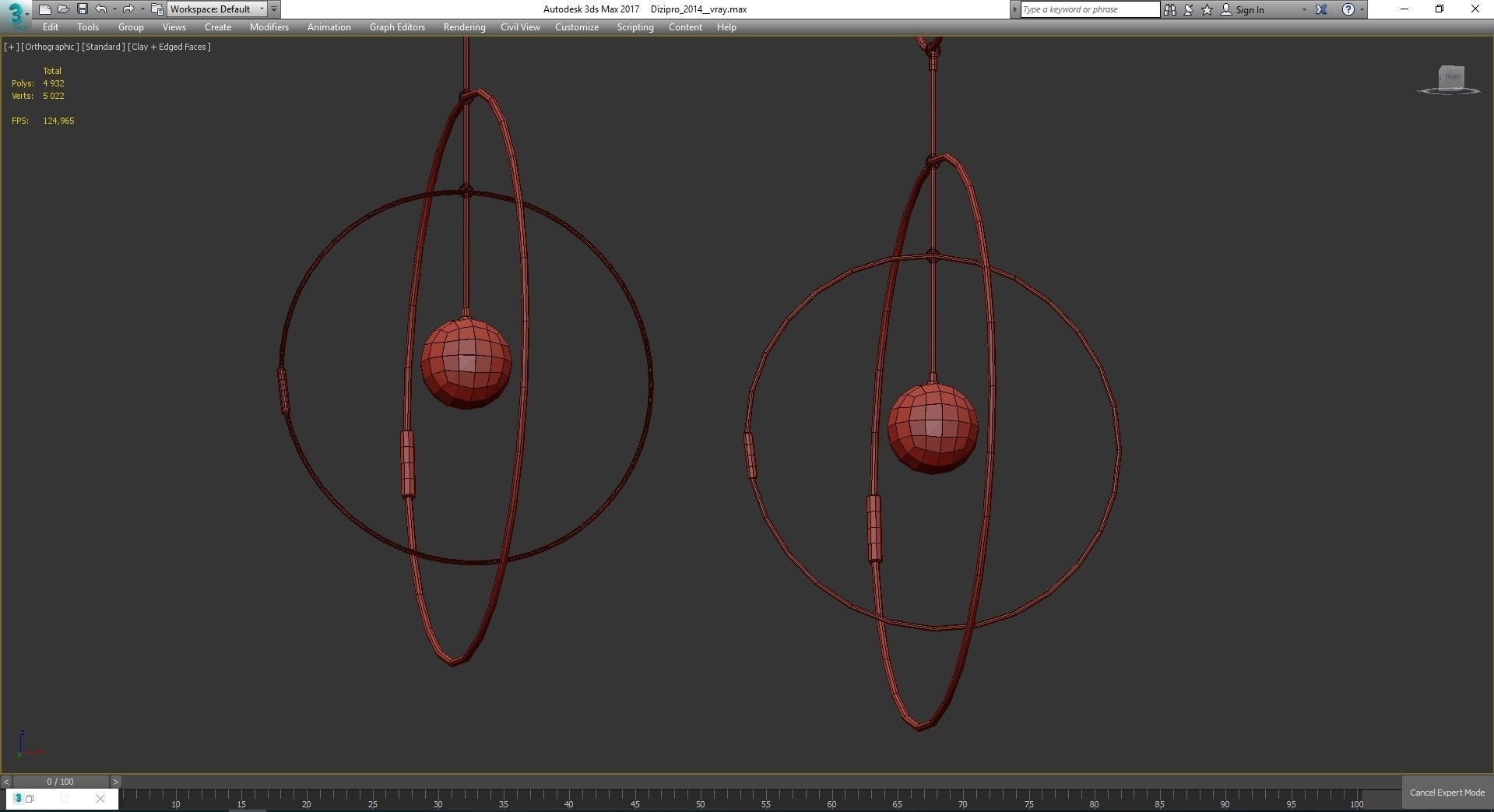 Kaja Skytte - Galaxy Globe low poly 3d model Low-poly 3D model_3