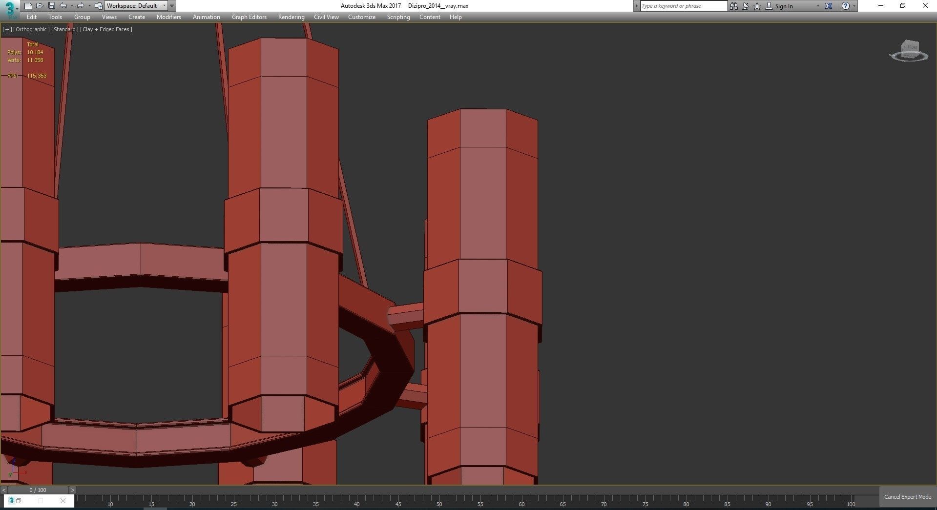 Piper Chandelier by Anthropologie low poly 3d model Low-poly 3D model_4