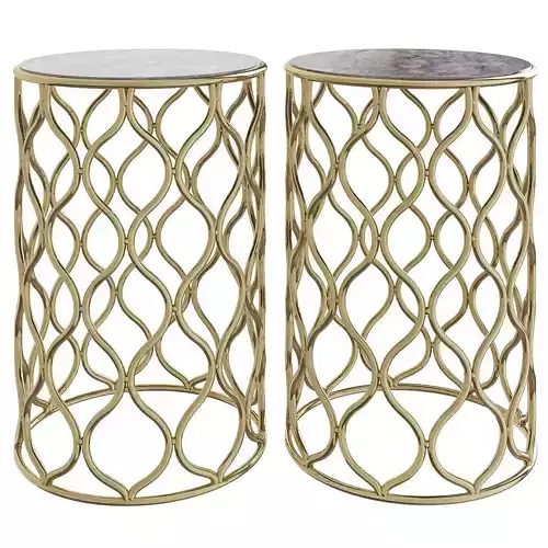 Meja Tembaga Kuningan Magelang low poly 3d model