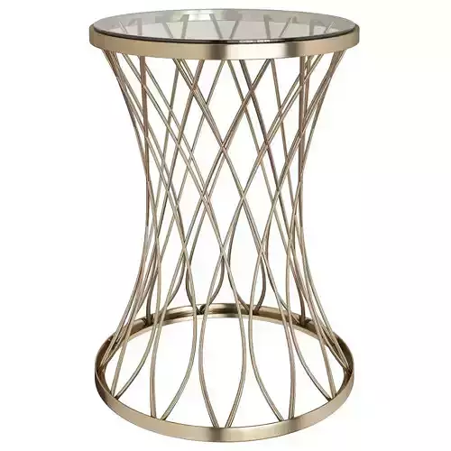 Martine Accent Table low poly 3d 