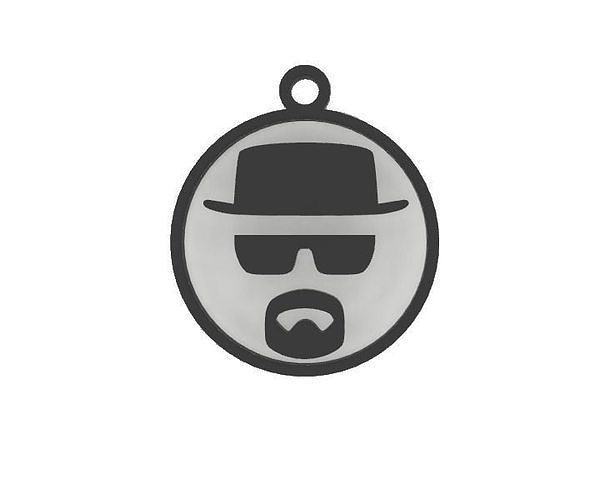 Breaking Bad Heisenberg amulet 3D print model