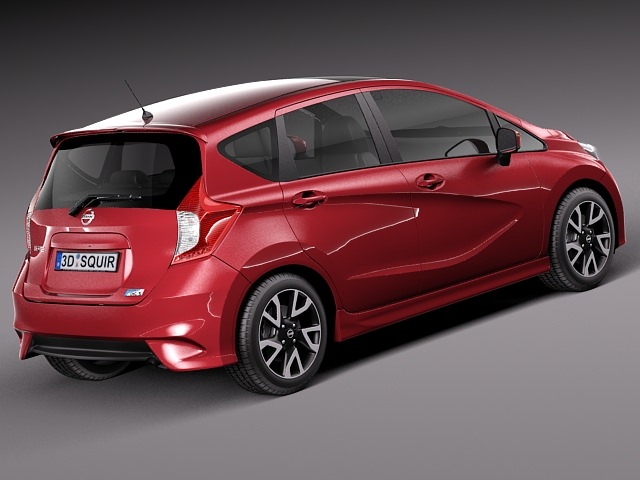 Nissan Note 2014 euro 3D Model .max .3ds .c4d - CGTrader.com
