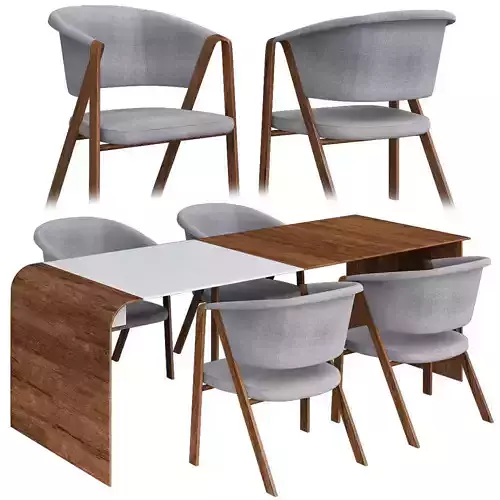 Voglauer Spirit Table low poly 3d model