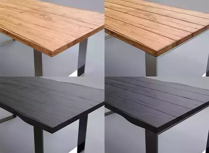 Wood Table Collection 8 Types