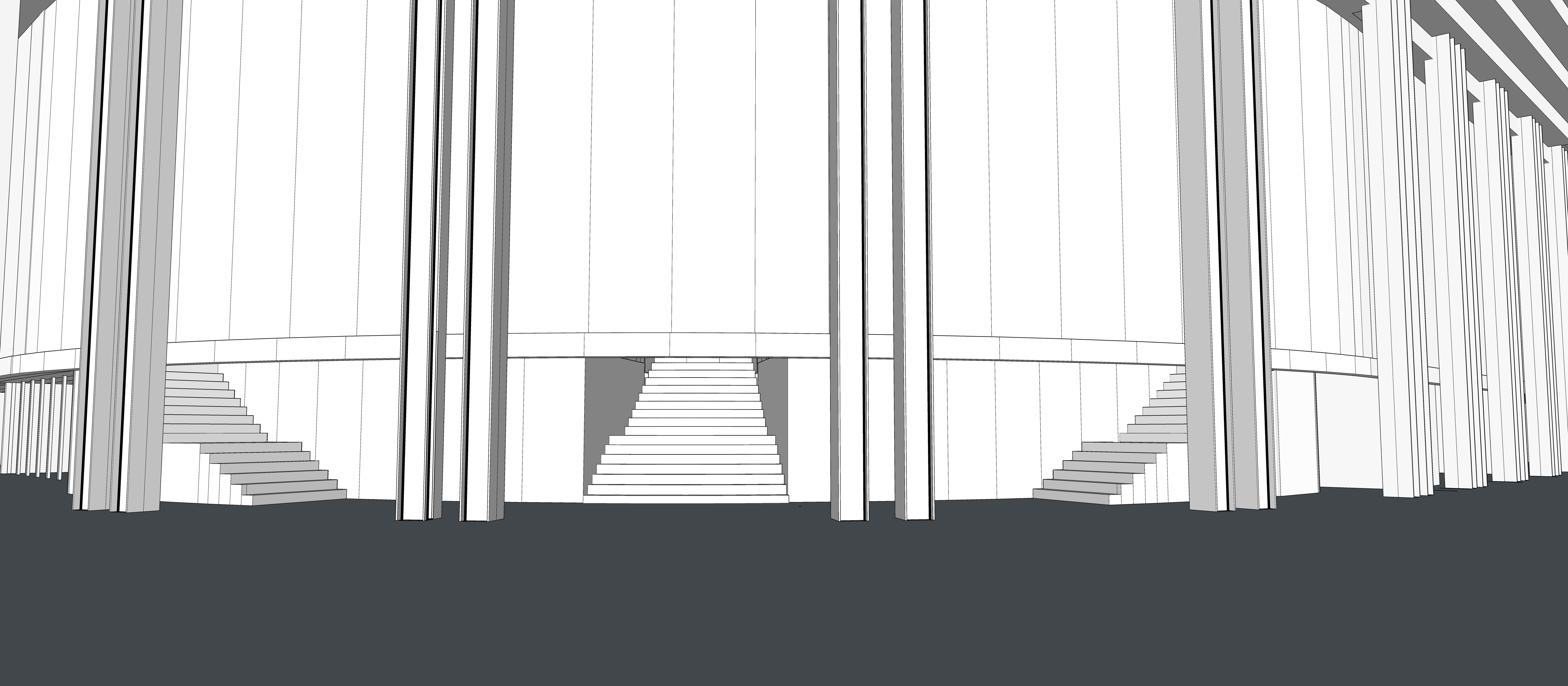 Central Stadium of Tennis of Rome Centrale del tennis Italico  3D model_4