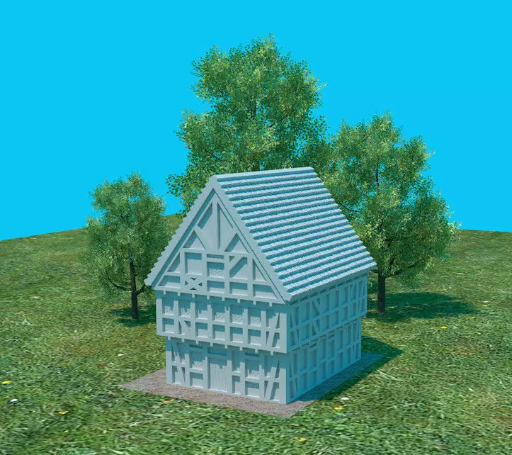 Fachwerkhaus 3 and 3S -  Free 3D model_0