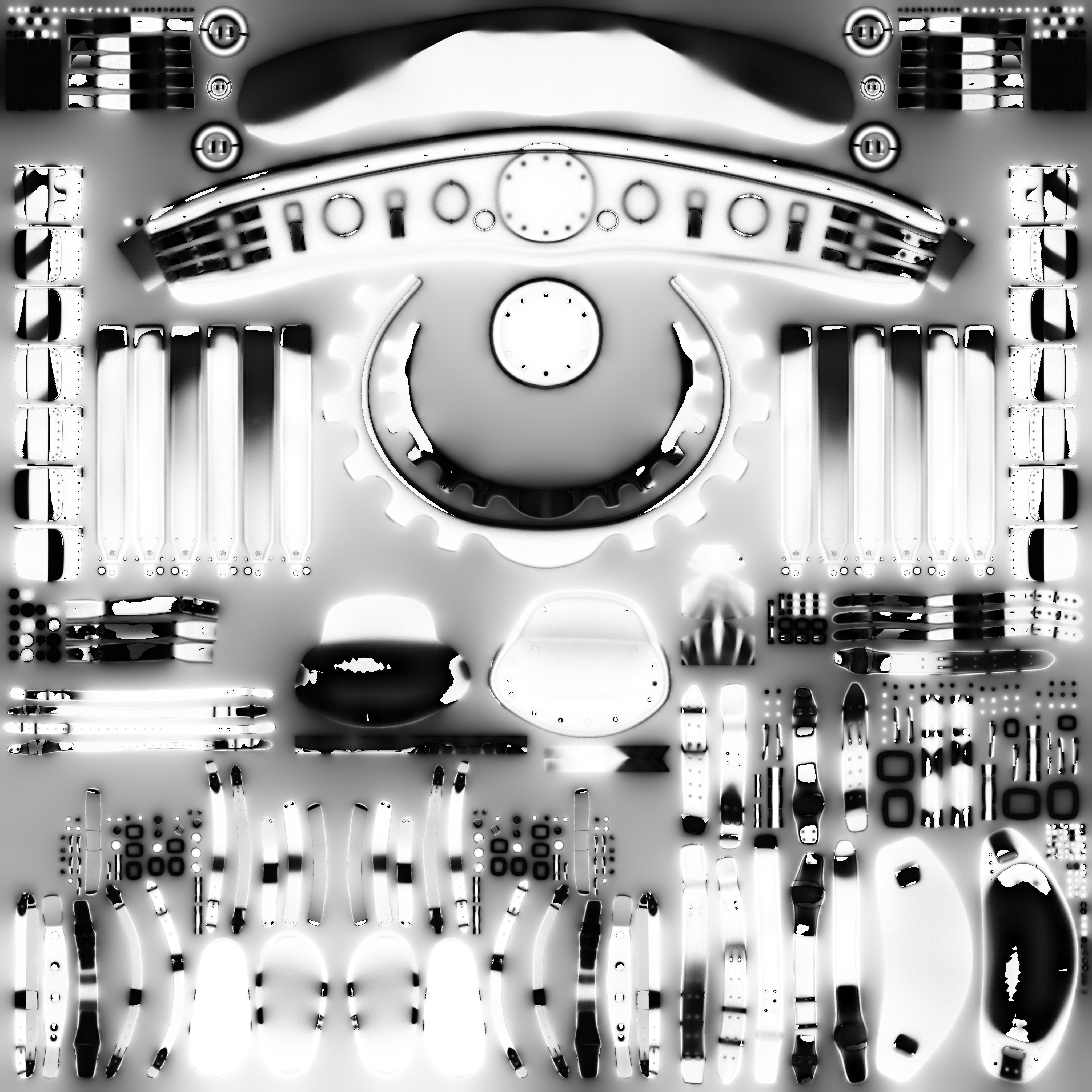 Leather armor 3D model_9