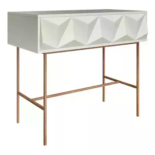 Sculpted Geo Console low poly 3d model