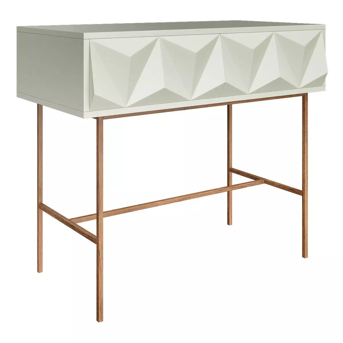 Sculpted Geo Console low poly 3d model Low-poly 3D model_0