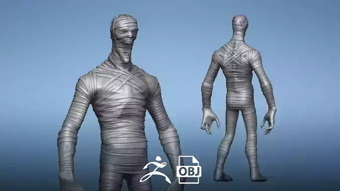 Mummy - Highpoly Zbrush project