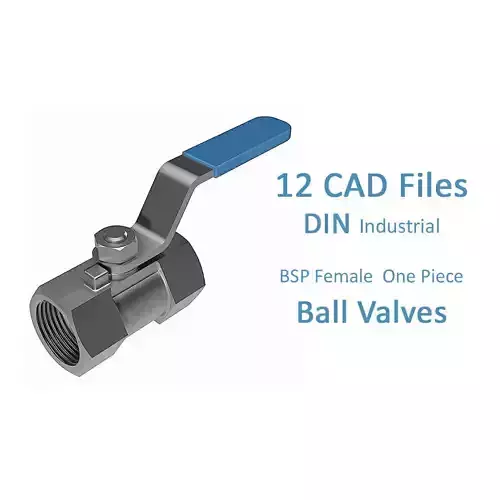 One Piece Manual Ball valves - BSP Threaded Ends