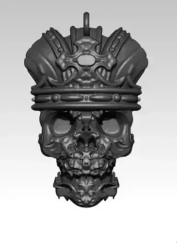 King Skull  Pendant Jewel