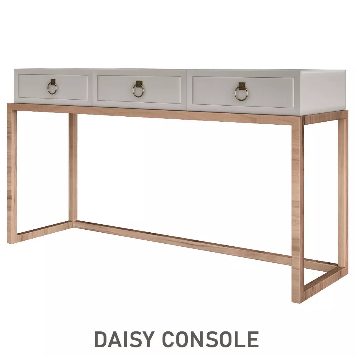 Daisy Console Decorist low poly 3d model Low-poly 3D model
