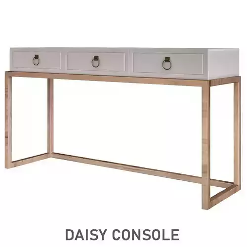 Daisy Console Decorist low poly 3d model
