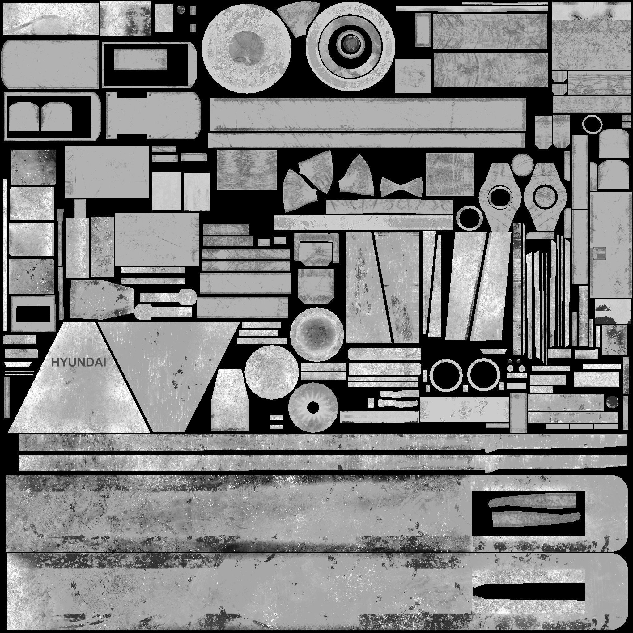 Pallet Truck Low-poly 3D model_20