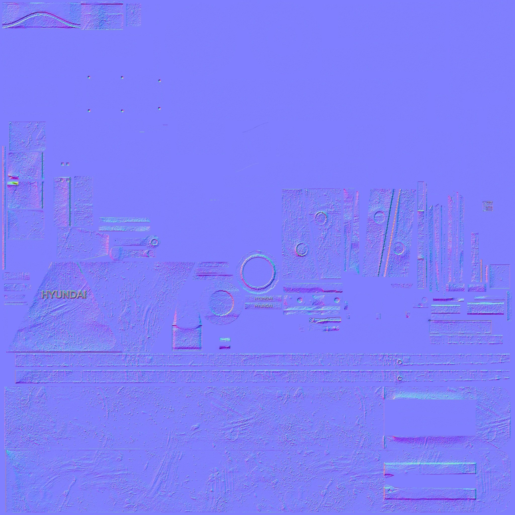 Pallet Truck Low-poly 3D model_19