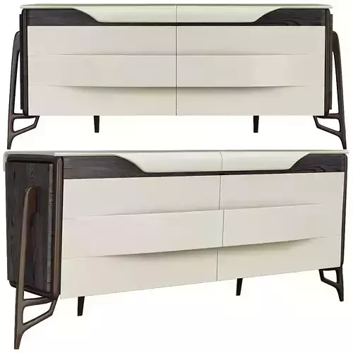 Turri Console Table low poly 3d model