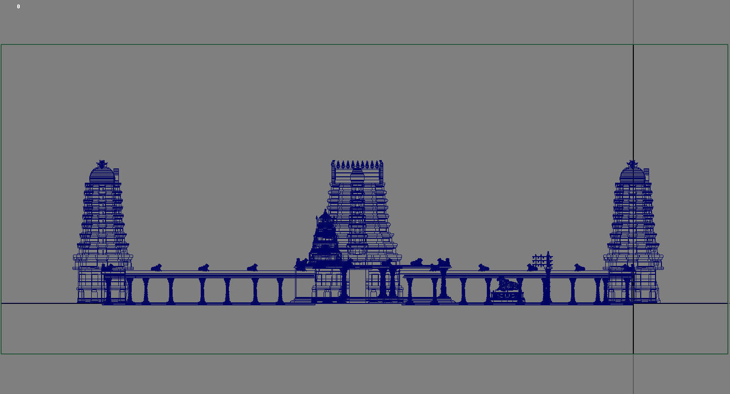 hindu temple 3d model 3D model_11