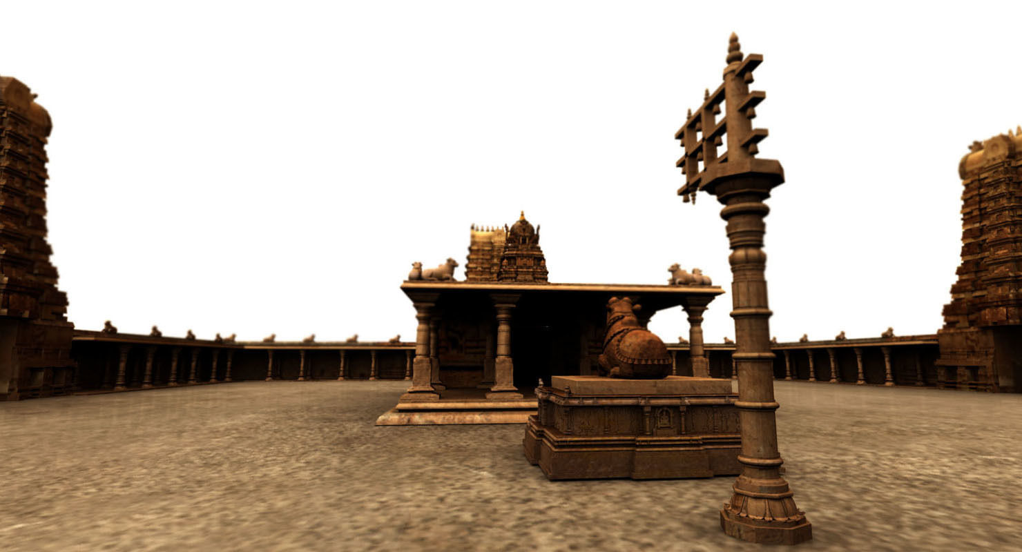 hindu temple 3d model 3D model_19