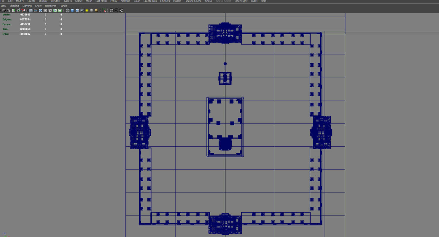 hindu temple 3d model 3D model_12
