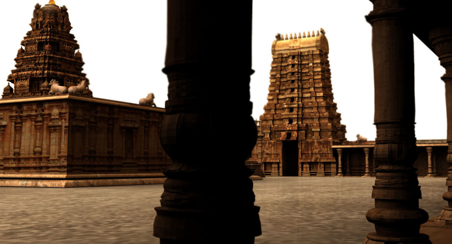 hindu temple 3d model 3D model_17