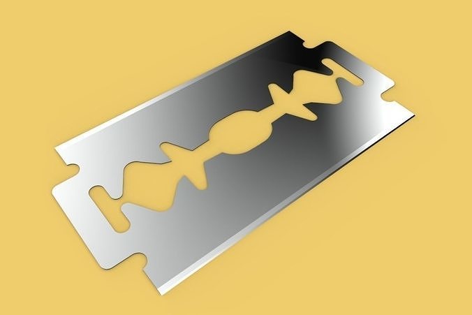 SHAVE RAZOR BLADE 3D model