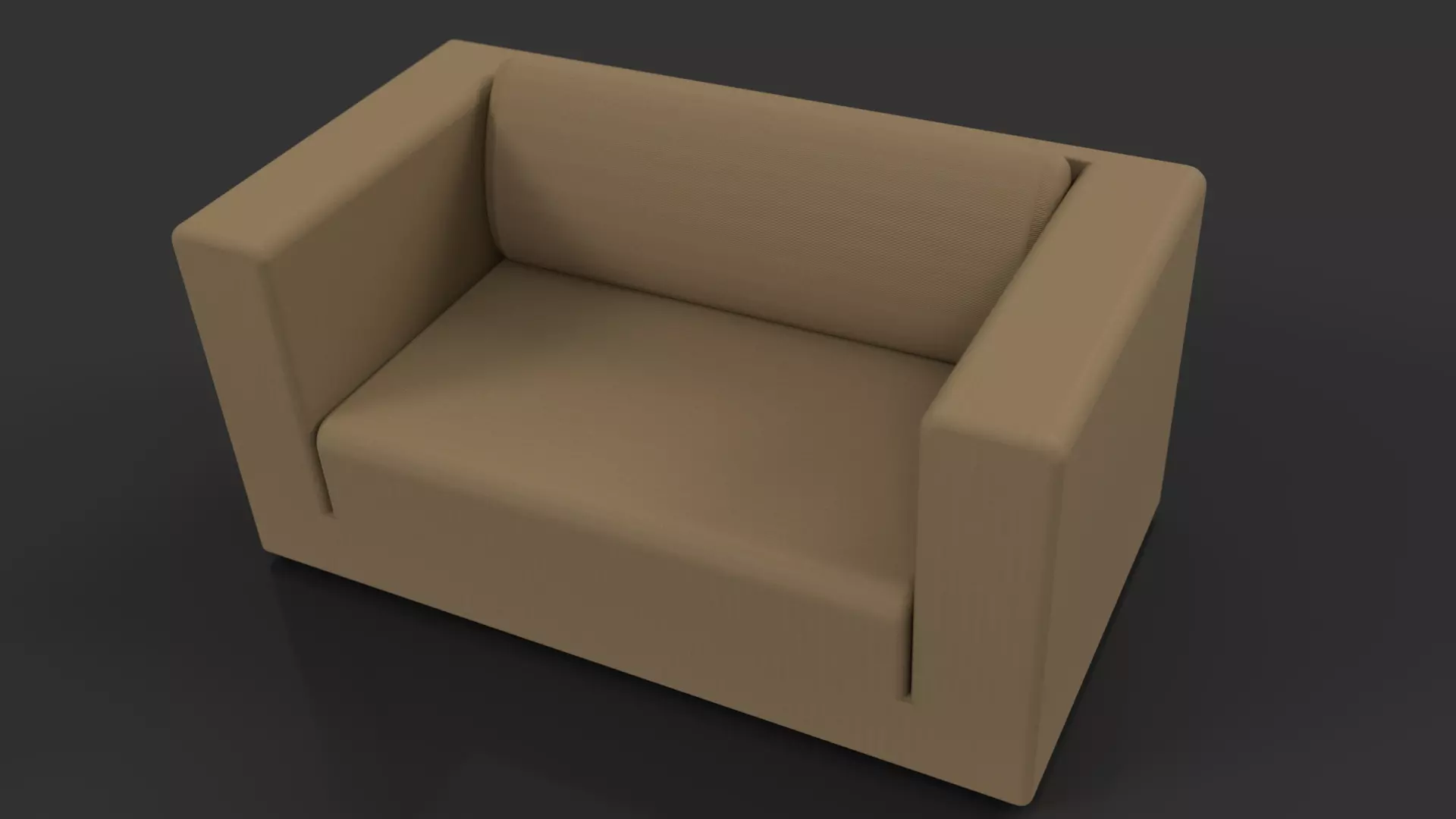 Sofa bed 3D model_0