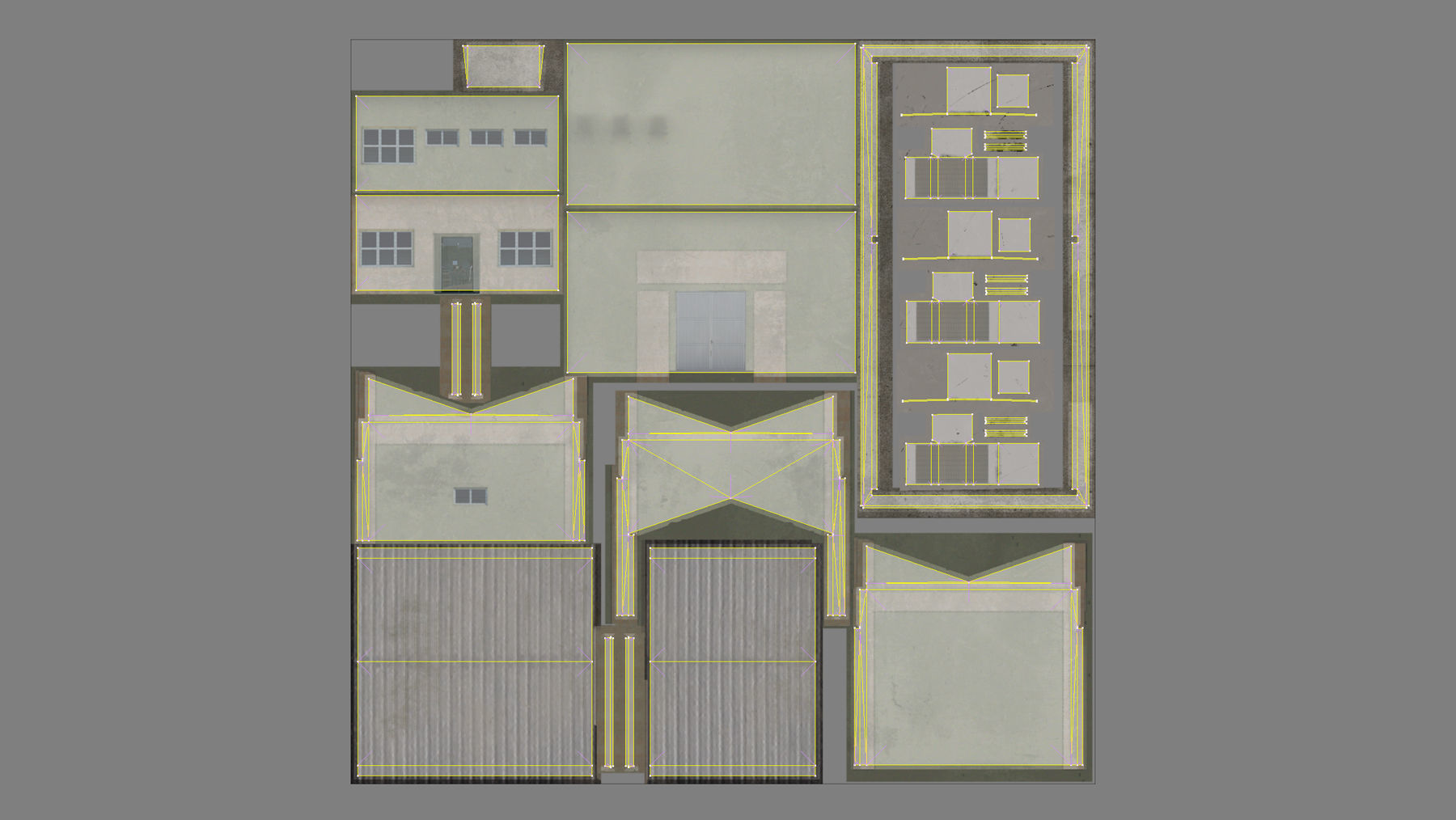 MilitaryBase PortoVelho Storage 03 Low-poly 3D model_14