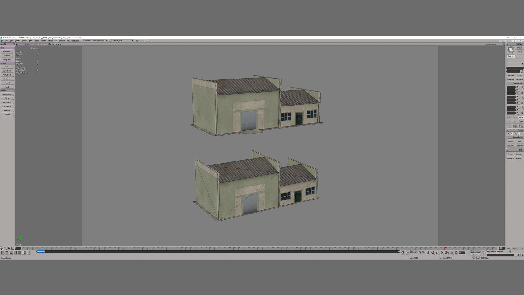 MilitaryBase PortoVelho Storage 03 Low-poly 3D model_13