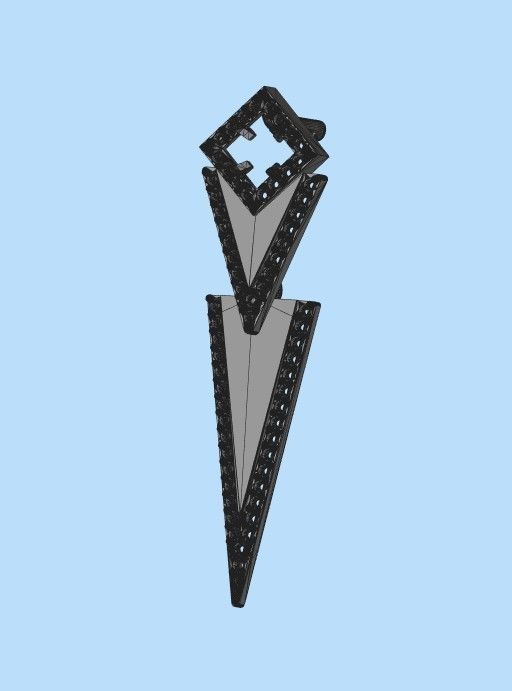 Women Earrings  with gems and diamonds 3dm stl vintage 3D print model_25