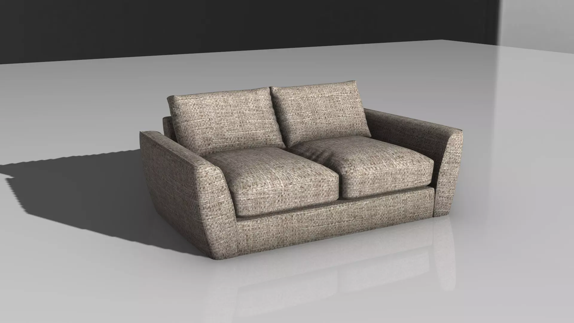 Modern Sofa - Unreal Engine - Unity  Low-poly 3D model_0