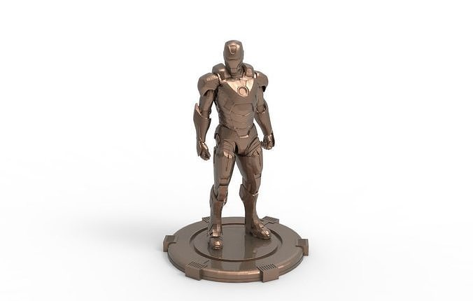 Iron Man Stand pose 3D print model