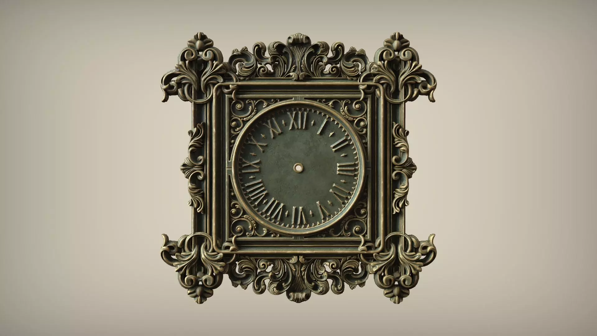 Classic Wall clock 3D print model