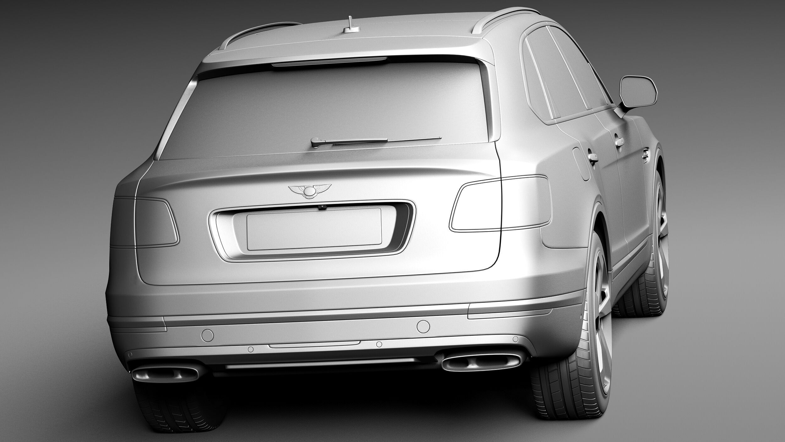 Bentley Bentayga 2016 3D model_13
