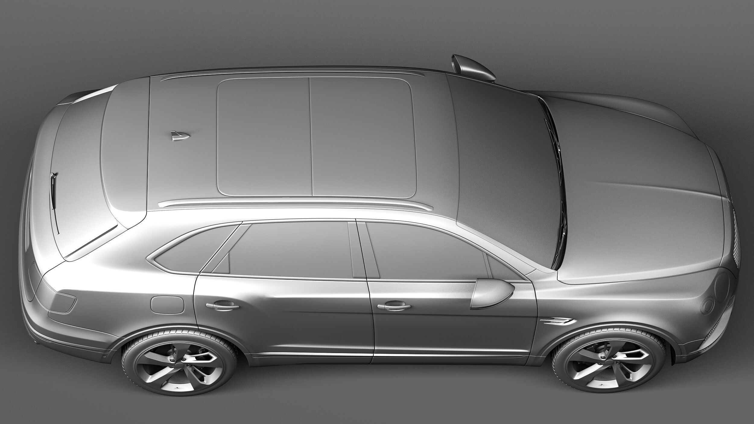 Bentley Bentayga 2016 3D model_15