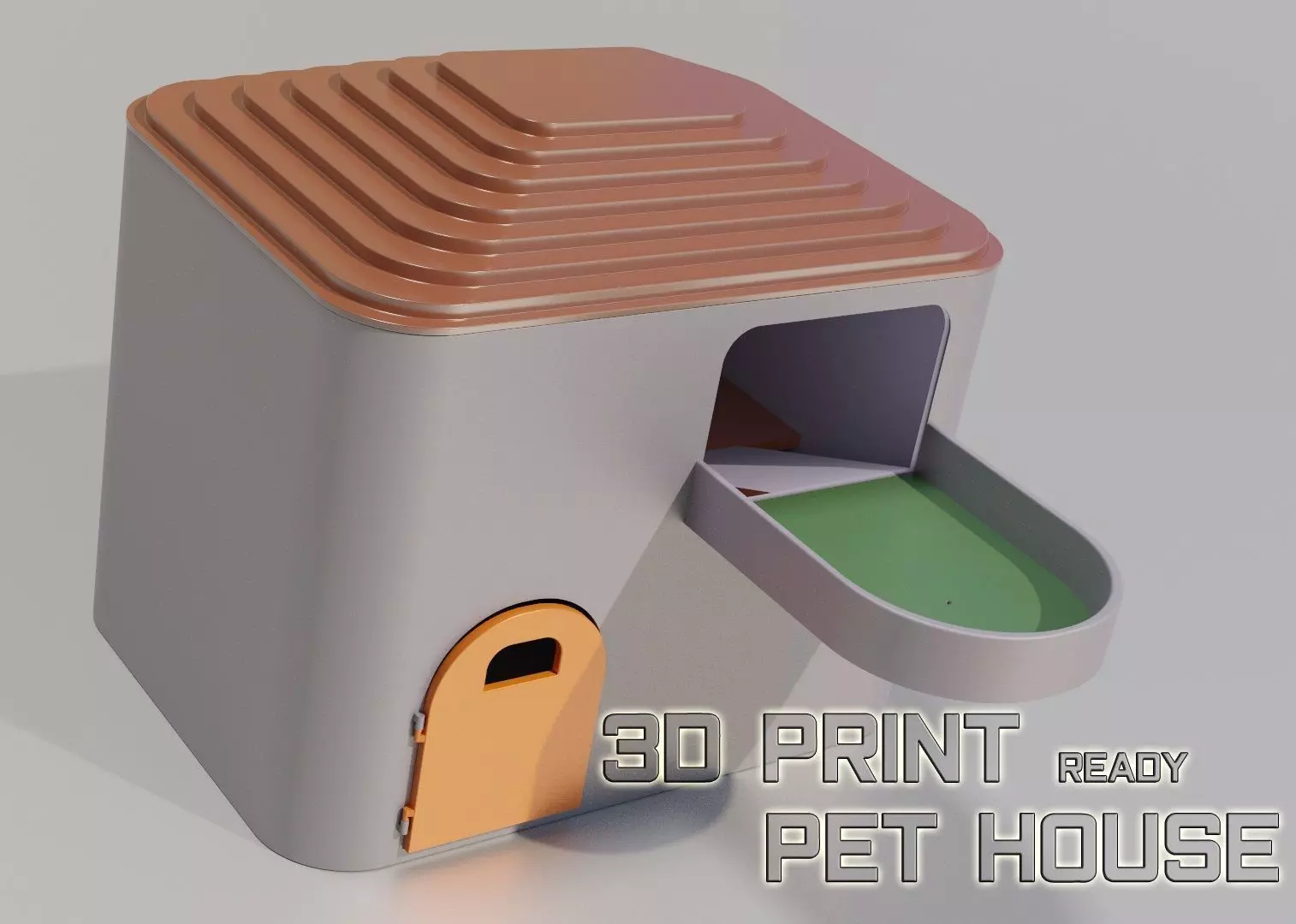 Pet House 3D print model_0