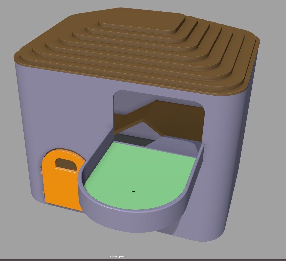 Pet House 3D print model_2