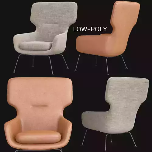 BoConcept Dublin Armchairs Product Library low poly 3d model