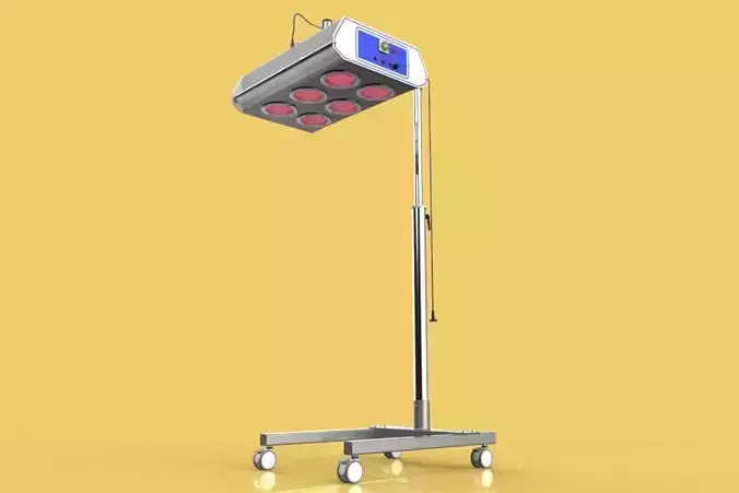 MEDICAL INFRARED PHYSIOTHERAPY LAMP 3D model