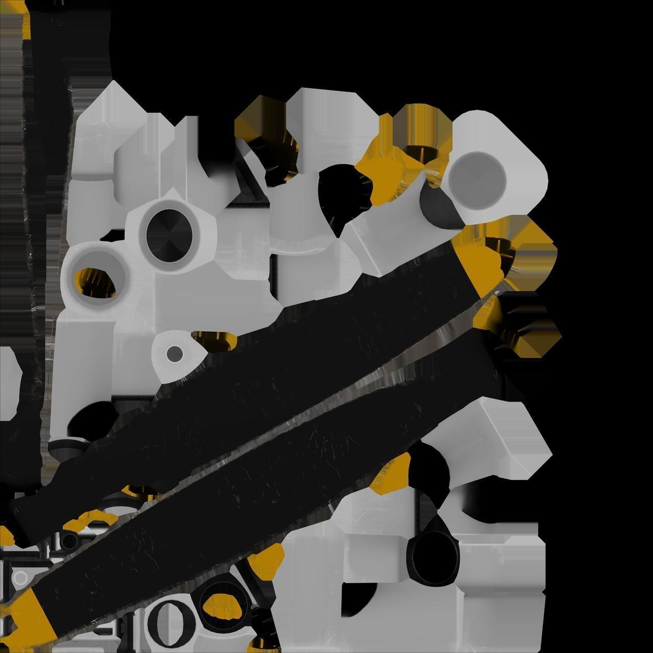 R-1830 Twin Wasp Aircraft Engine 3D model_15