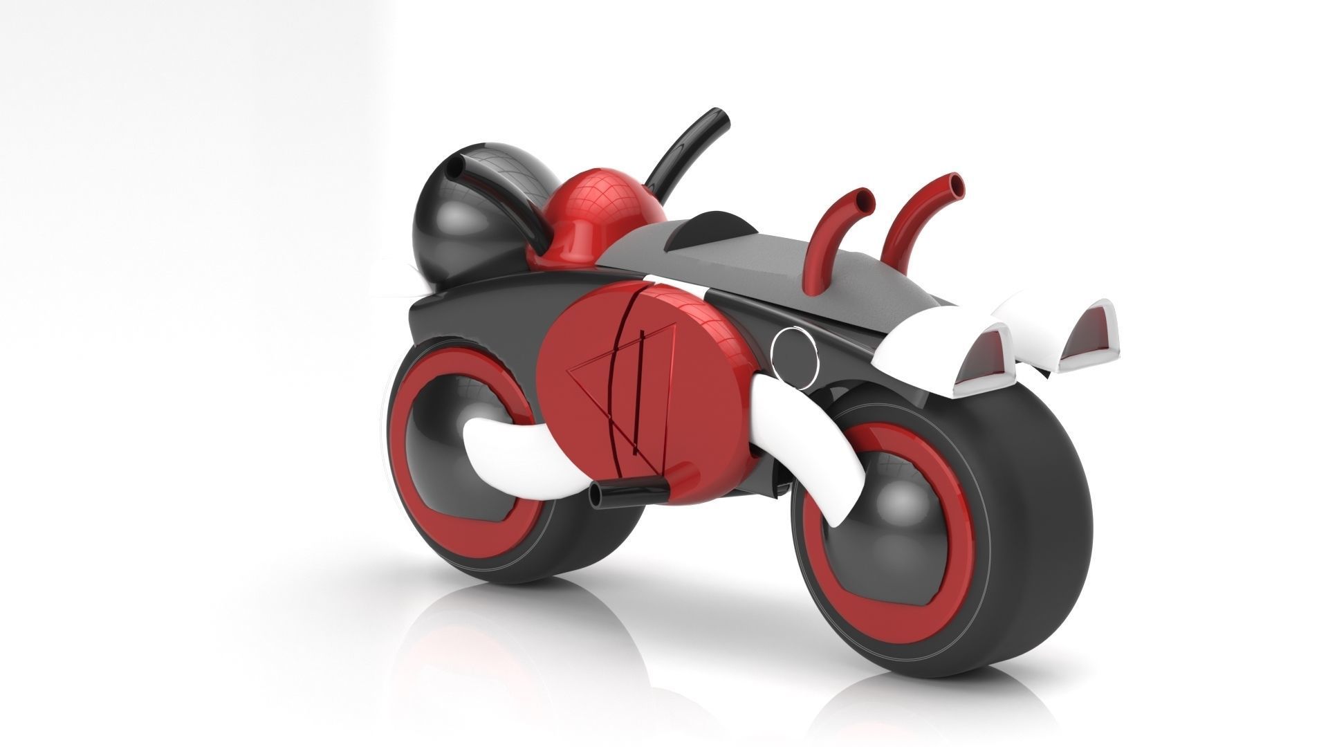 Sci Fi Bike 3D model_5