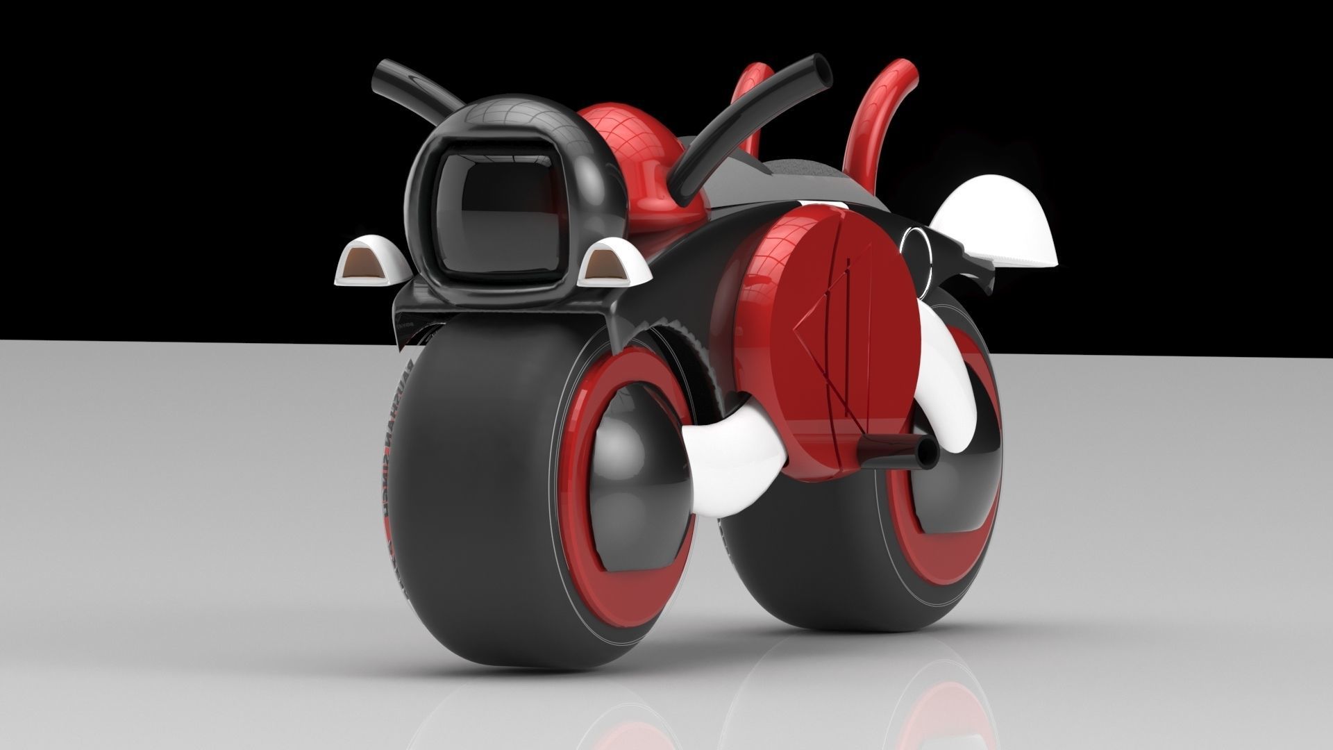 Sci Fi Bike 3D model_3