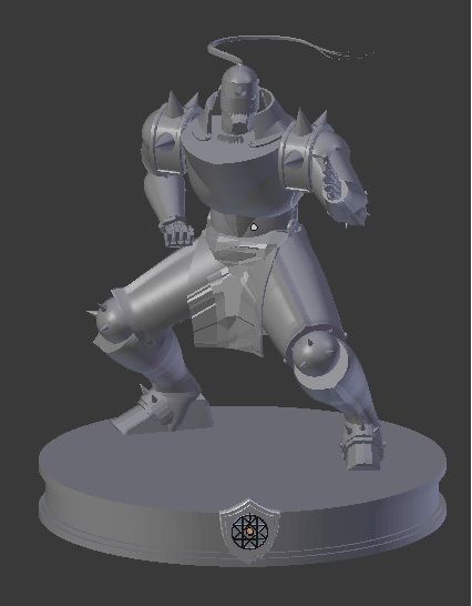 ALPHONSE ELRIC 3D MODEL 3D print model_2