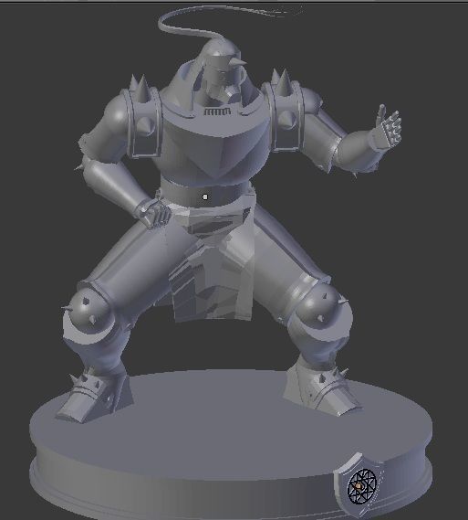 ALPHONSE ELRIC 3D MODEL 3D print model_1