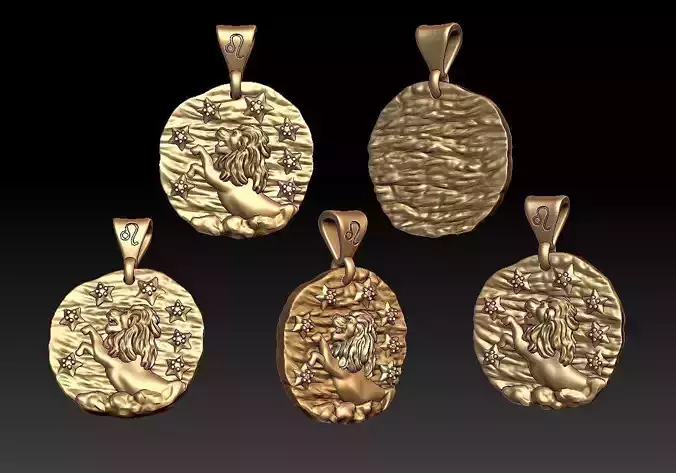 Horoscope Lion pendant