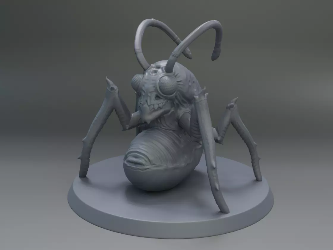 CHRYSALIS insect 3D print model_0