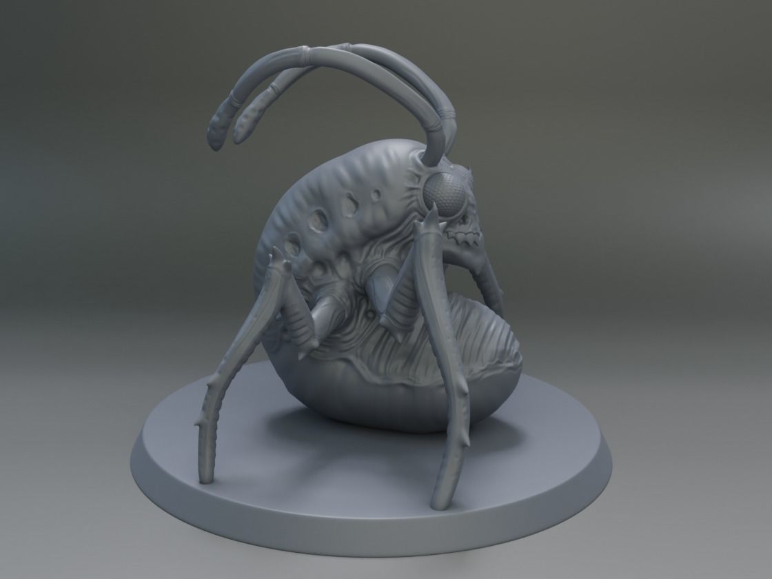CHRYSALIS insect 3D print model_2