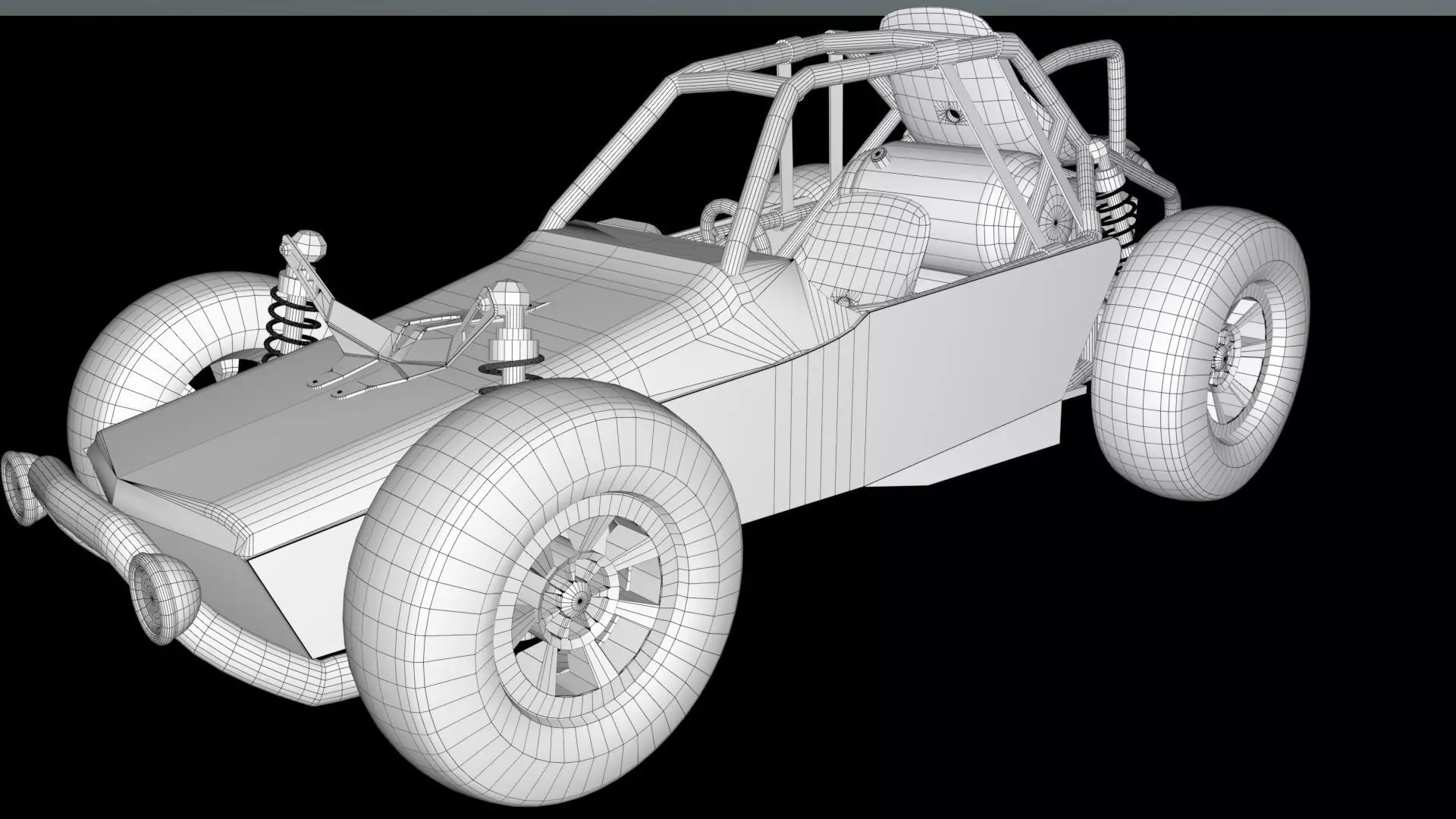 PUBG Buggy 3D model_0